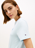 T-shirt donna Tommy Hilfiger Script regular cotone