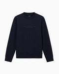 Felpa girocollo Armani Exchange uomo cotone logo