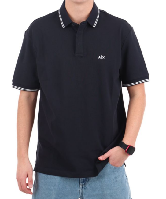 Polo uomo A|X jersey cotone tre bottoni PE 2026