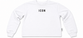 Felpa cropped donna ICON girocollo logo piccolo