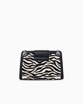 Mini borsa Armani Exchange donna logo allover poliestere