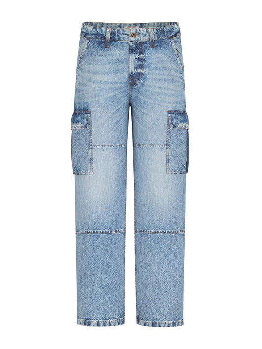 Jeans cargo Guess Jeans uomo denim regular fit