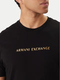 T-shirt A|X Armani Exchange uomo cotone logo petto