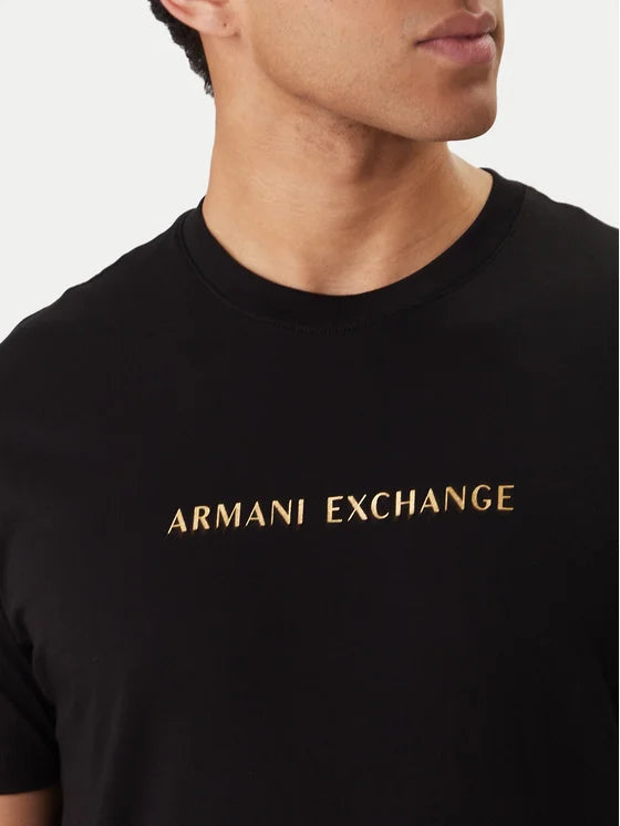 T-shirt A|X Armani Exchange uomo cotone logo petto