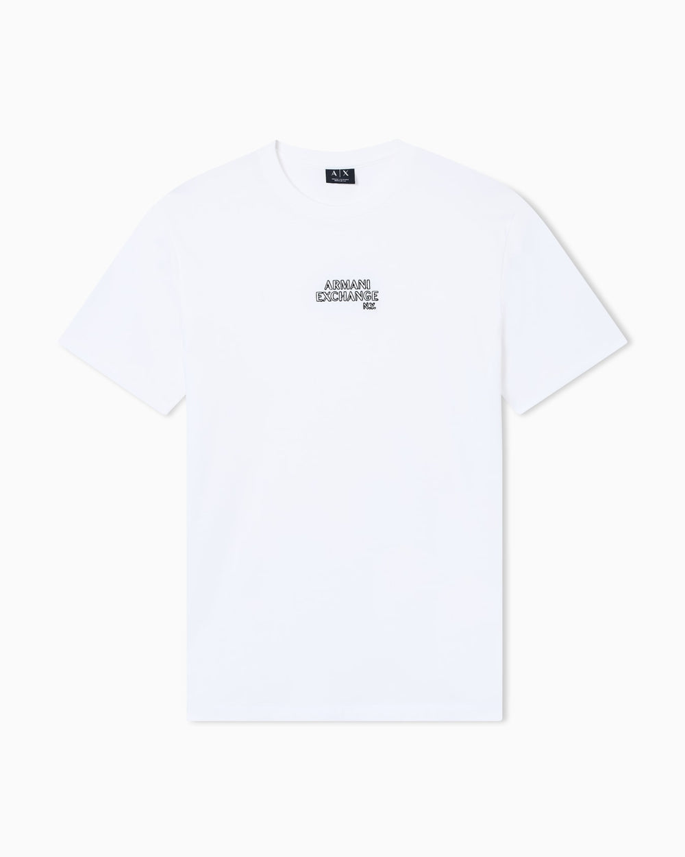 T-shirt A|X Uomo Regular Fit Logo manica corta off white