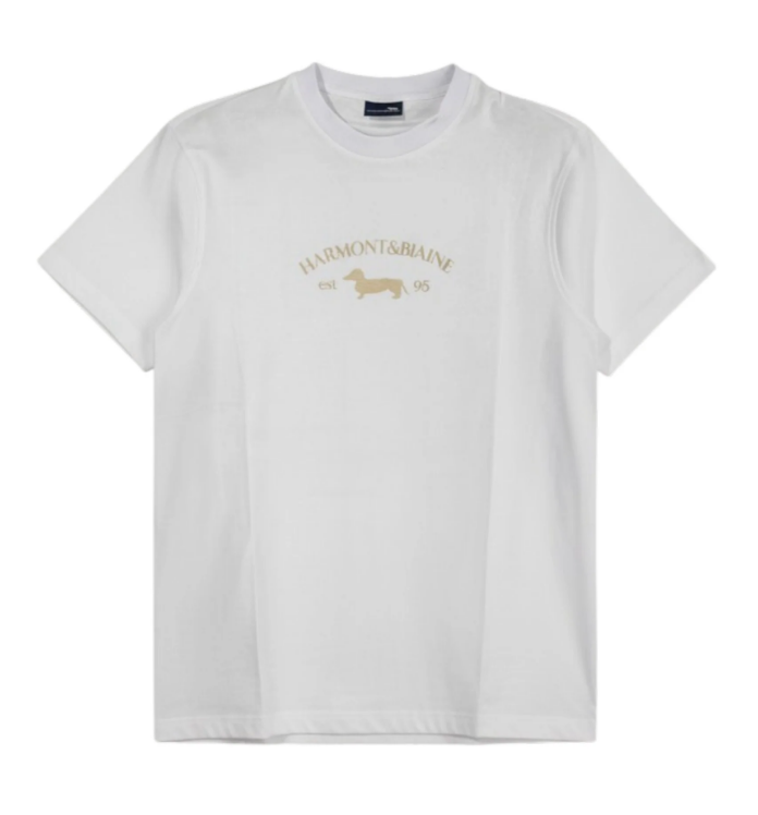 T-shirt uomo Harmont & Blaine cotone stampa logo