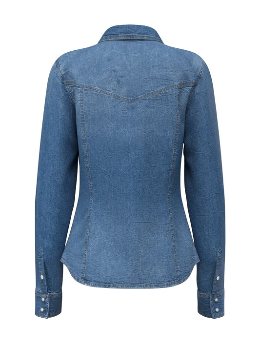 Camicia donna Guess velluto cotone