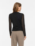 Blusa VILA donna maglia scollo chiuso stretch