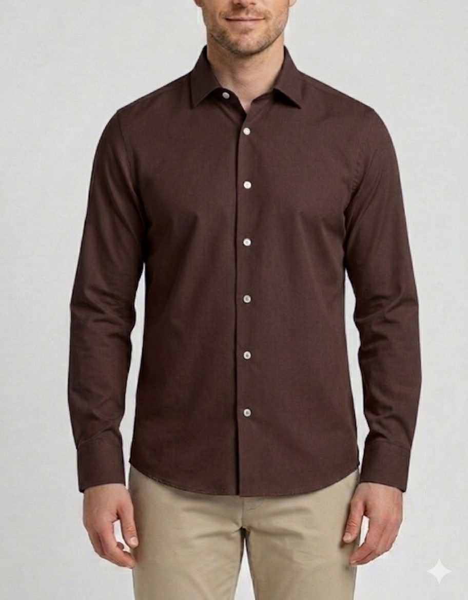 Camicia uomo MARKUP manica lunga collo francese