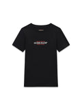 T-shirt donna Guess Jeans slim girocollo triangle