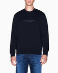 Felpa girocollo Armani Exchange uomo cotone logo