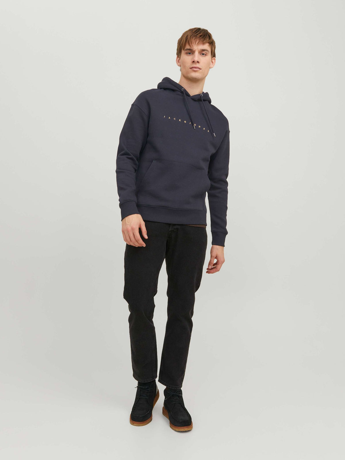 Felpa Star cappuccio Jack & Jones uomo cotone