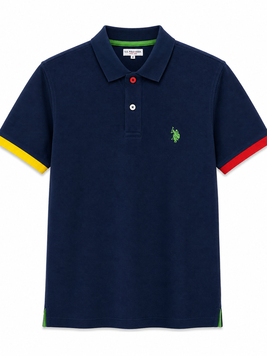 Polo uomo U.S. Polo Assn. piqué cotone manica corta