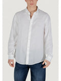 Camicia A|X uomo lino logo manica lunga PE 2026
