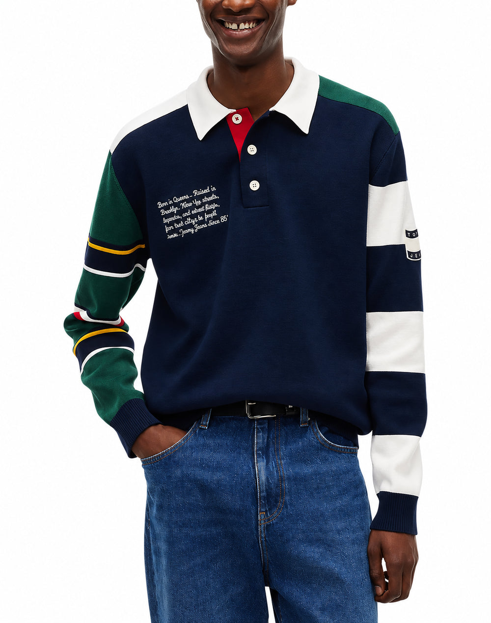 Maglione Tommy Jeans uomo girocollo cotone regular fit