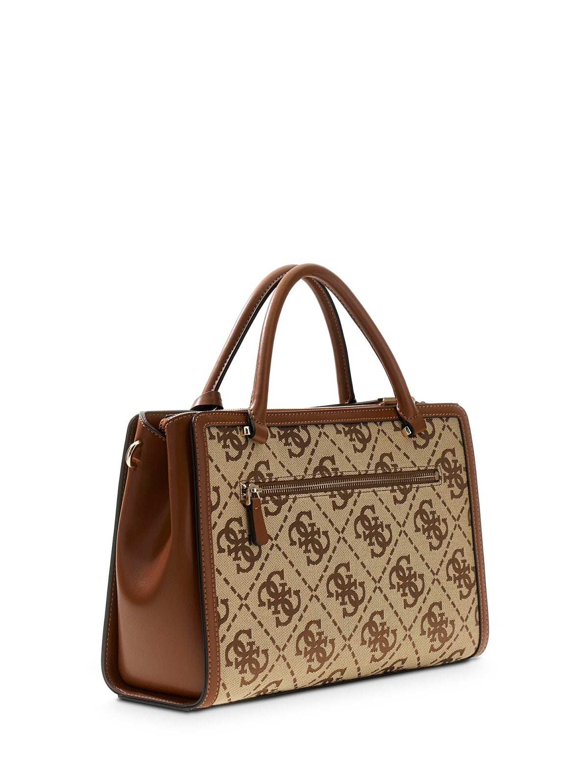 Borsa Guess donna Audrey satchel logo all-over