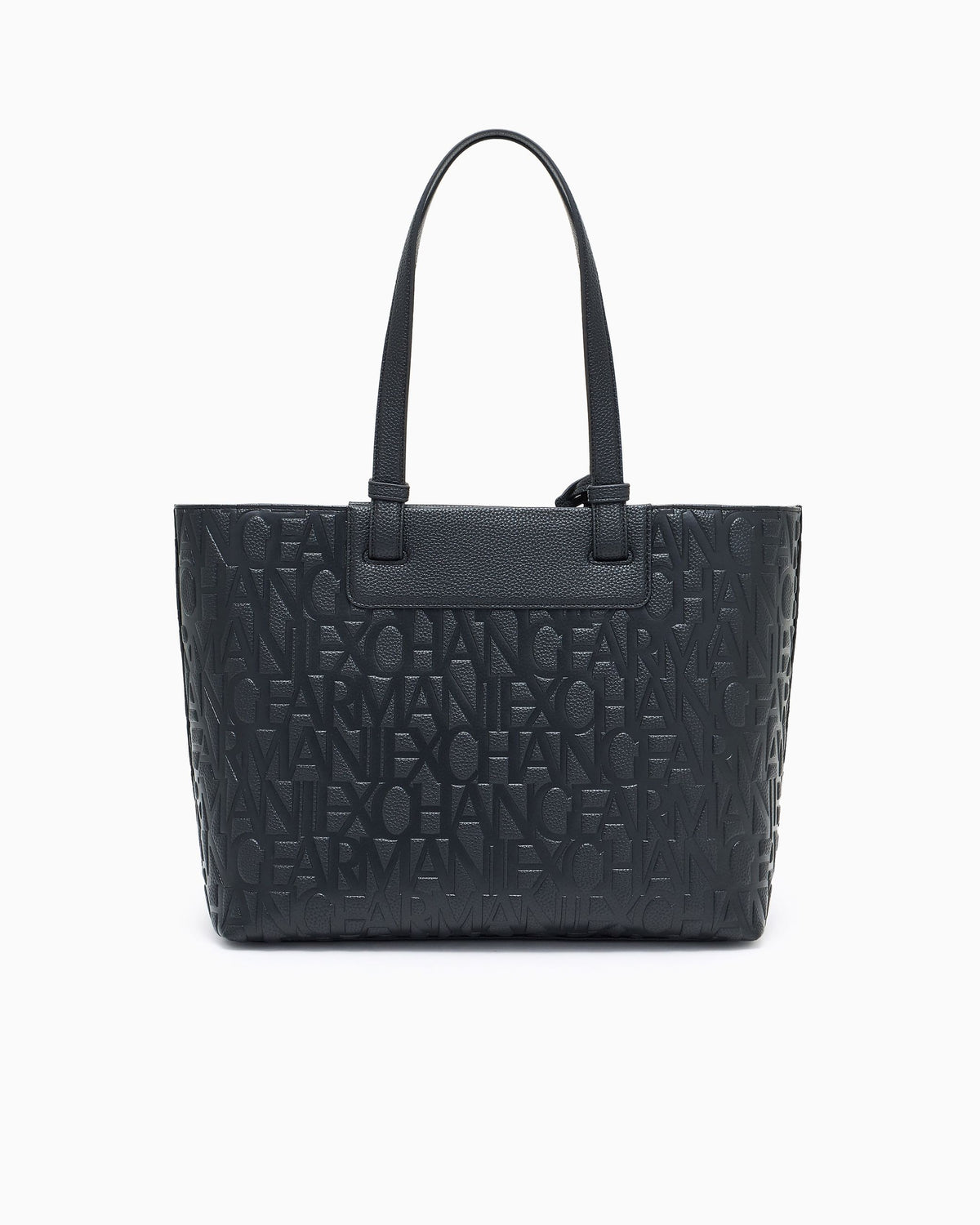 Borsa Armani Exchange donna poliestere logo allover