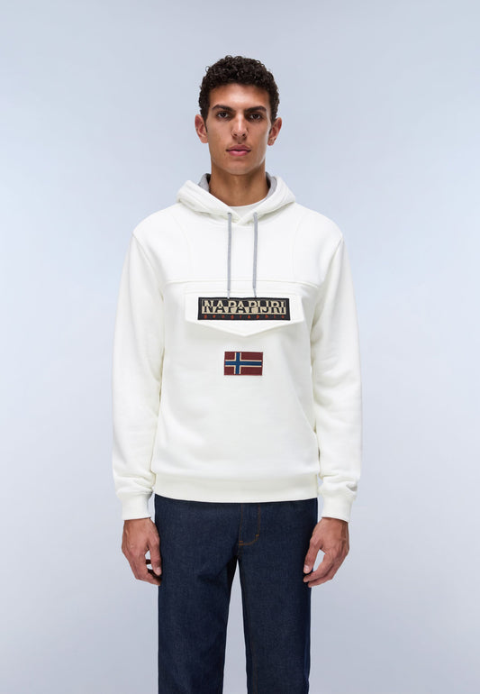 Felpa mezza zip uomo Napapijri Burgee cotone