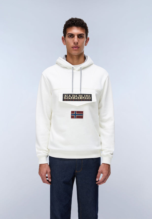 Felpa mezza zip uomo Napapijri Burgee cotone