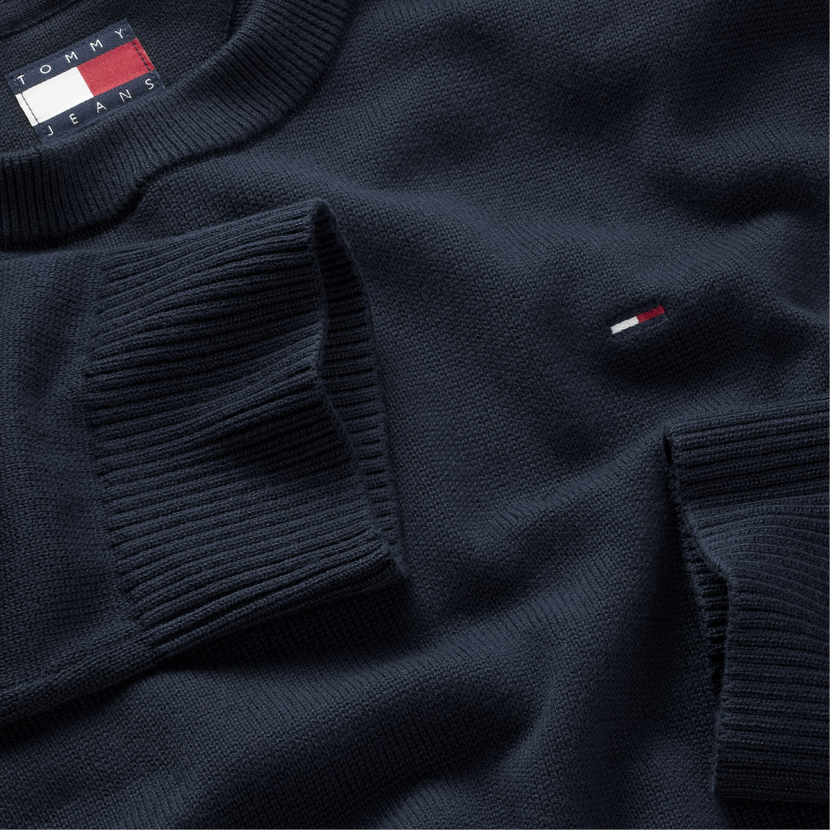 Maglione Tommy Jeans uomo slim fit cotone leggero