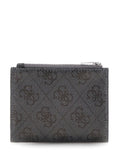 Portafoglio Milano Guess uomo bifold zip vera pelle