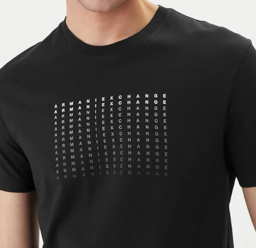 T-shirt Uomo A|X Regular Fit Logo stampato chimera