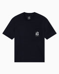 T-shirt Uomo A|X Regular Fit Logo deep navy pe26