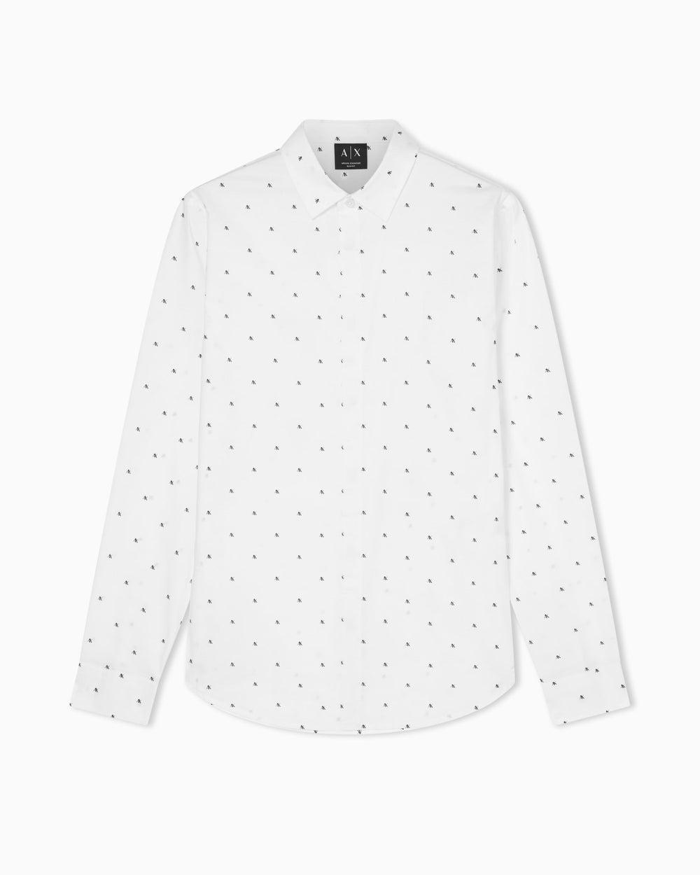 Camicia uomo A|X logo manica lunga cotone PE 2026