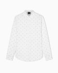 Camicia uomo A|X logo manica lunga cotone PE 2026