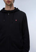 Felpa zip cappuccio uomo Napapijri Balis cotone