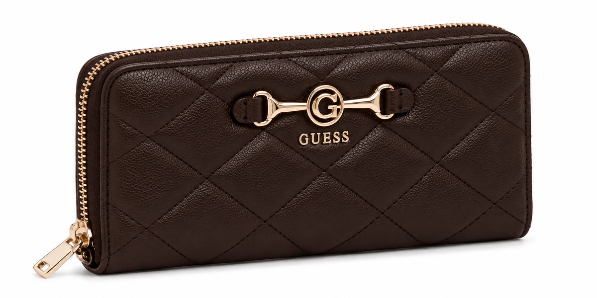 Portafoglio donna Guess Frances zip-around similpelle
