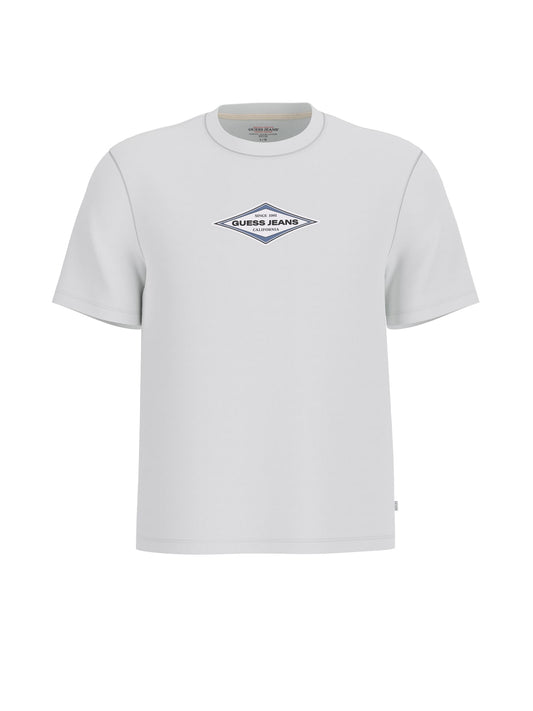 T-shirt Guess Jeans uomo slim cotone stampa Diamond