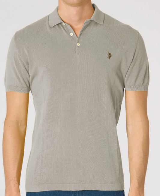 Maglia U.S. Polo Assn. uomo cotone crepe girocollo