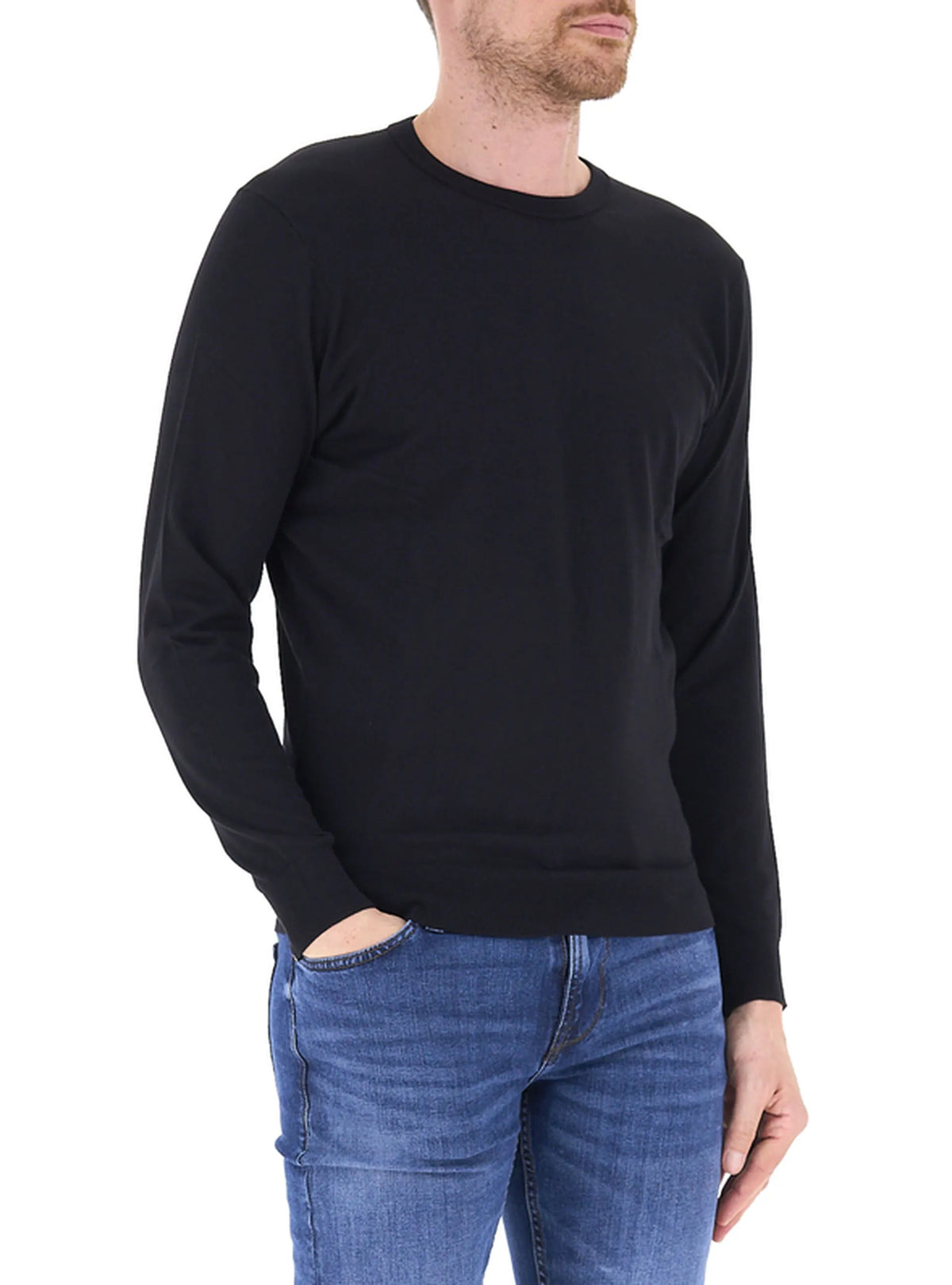 Maglione Miles Guess uomo girocollo cotone modal lana