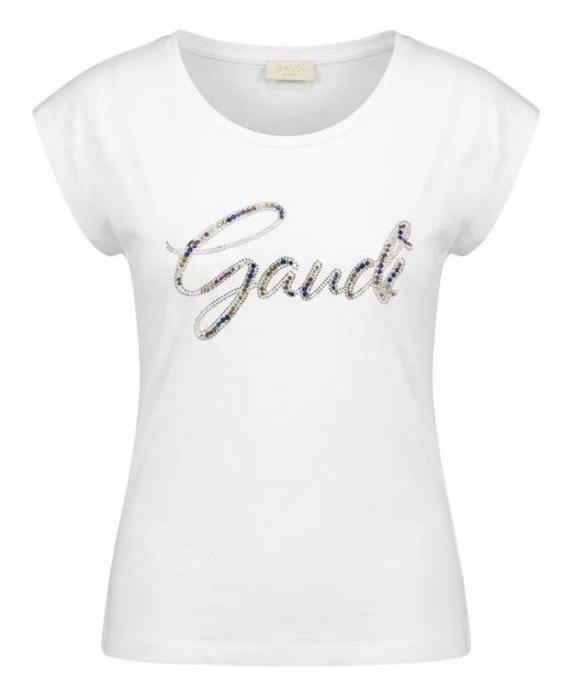 T-shirt donna Gaudi' Jeanscon logo pe26