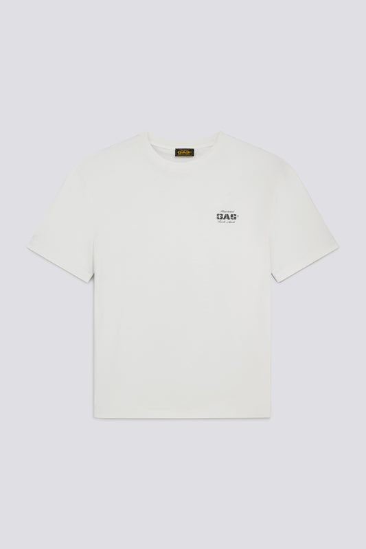 T-shirt GAS uomo Mark cotone girocollo logo
