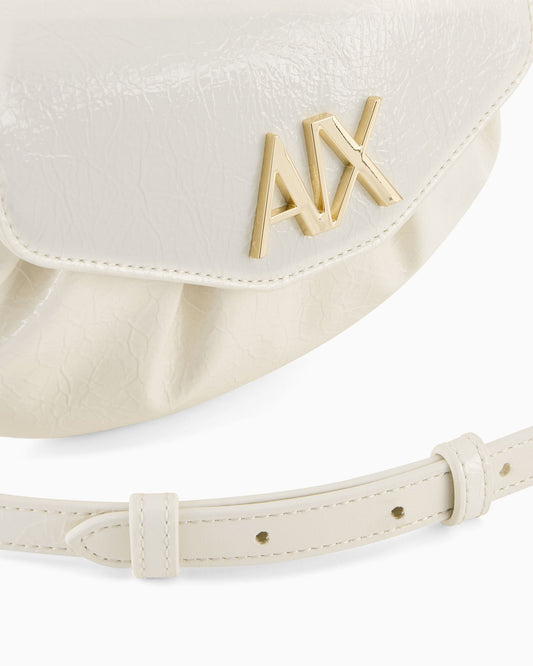 Mini bag donna A|X tessuto tecnico tracolla logo
