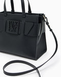 Borsa Armani Exchange donna similpelle logo