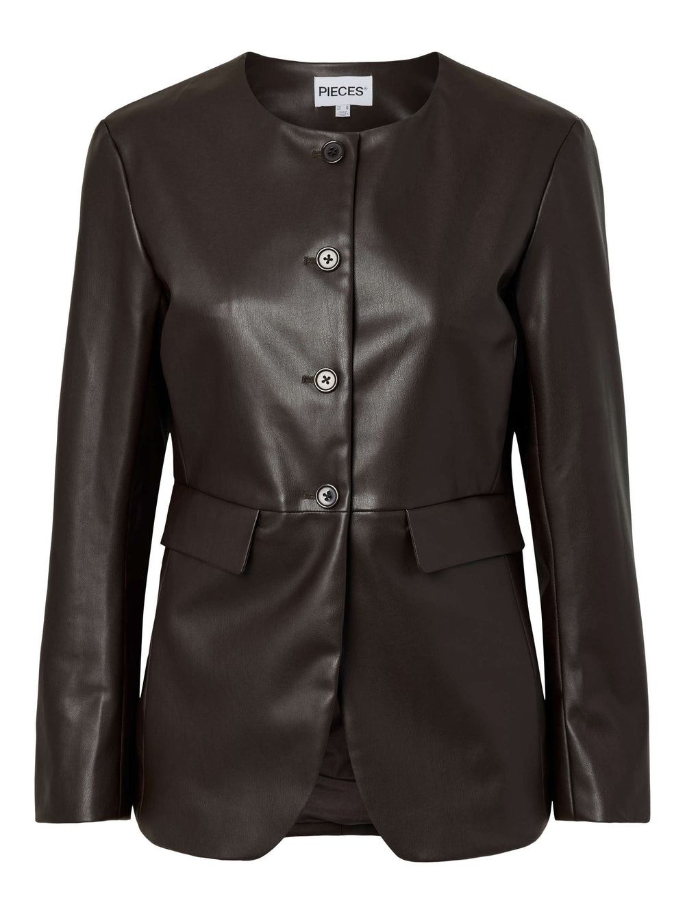 Blazer PIECES donna effetto pelle poliestere AI 2026