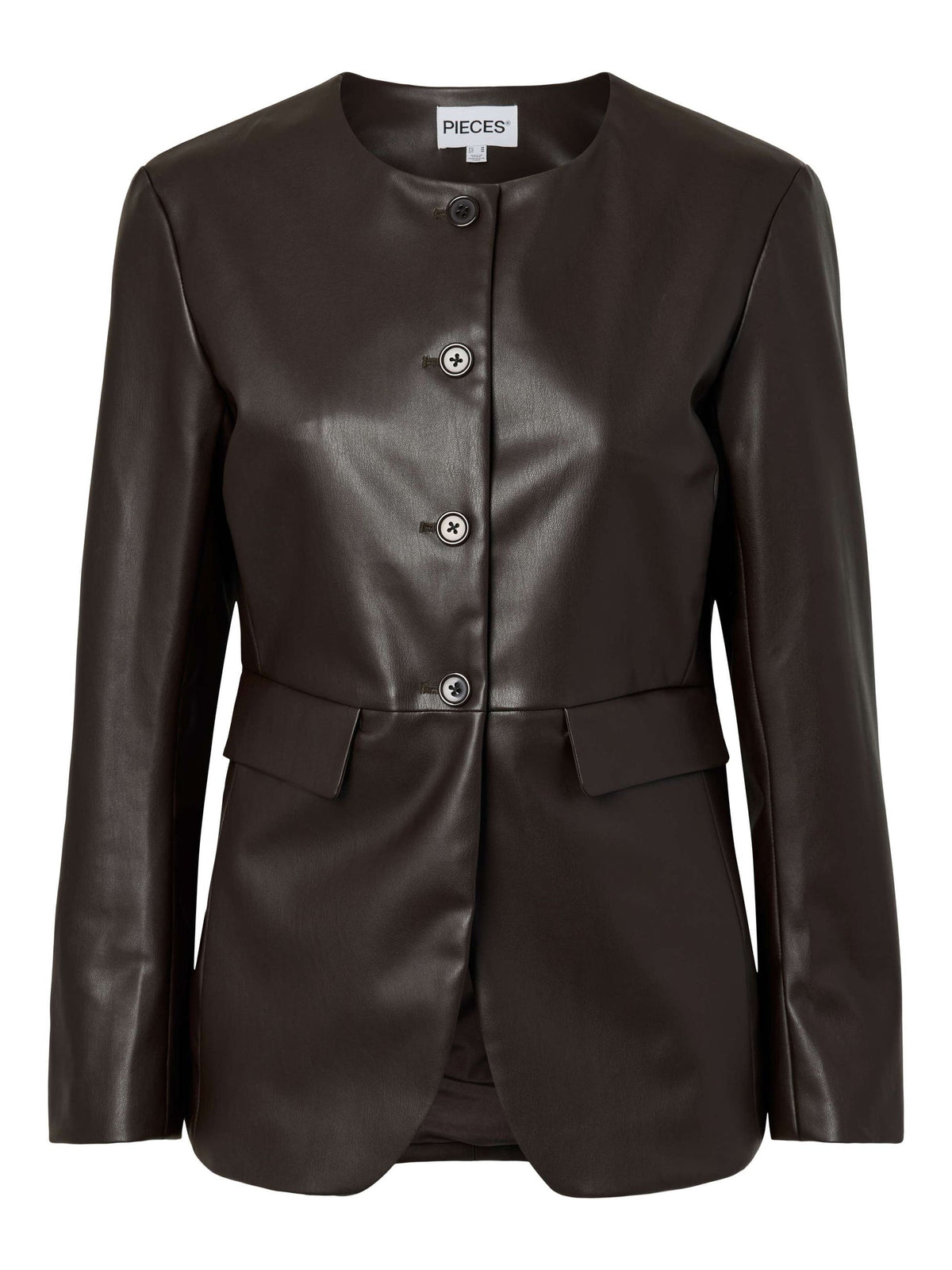 Blazer PIECES donna effetto pelle poliestere AI 2026