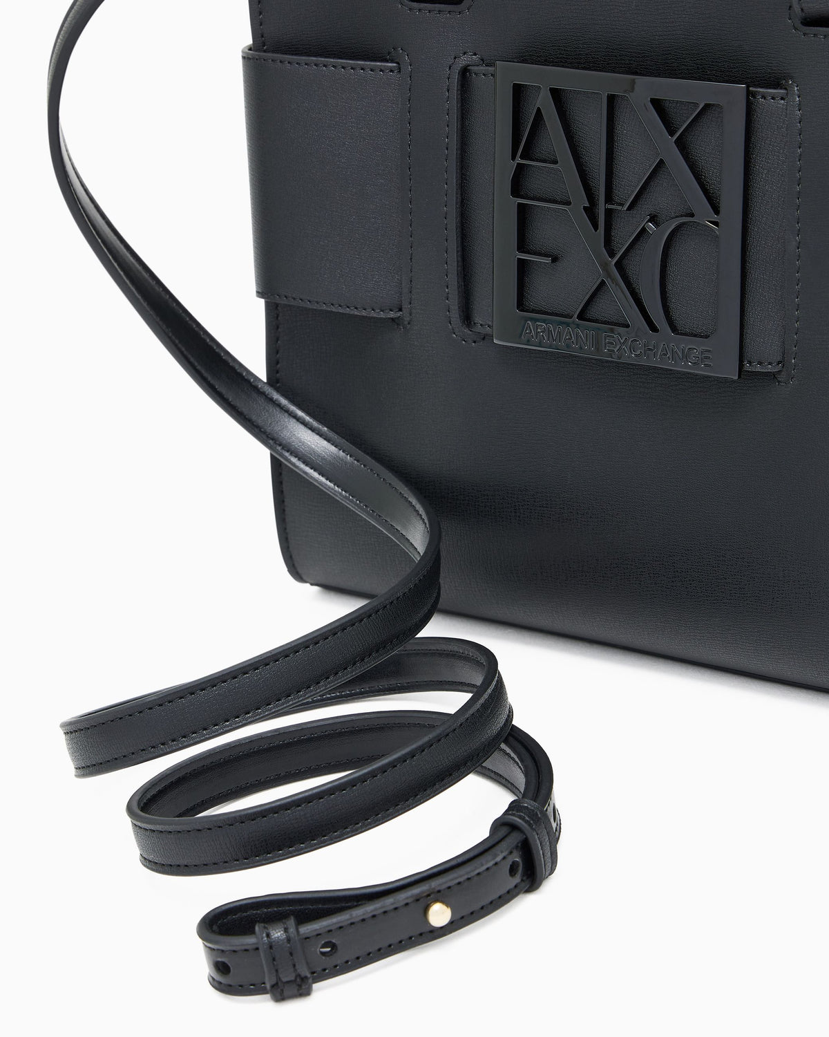 Borsa donna Armani Exchange similpelle logo applicato