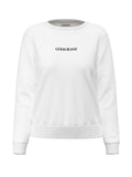 Felpa Guess Jeans donna regular logo cotone