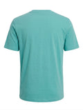 T-shirt Calvin Klein uomo regular fit manica corta logo stampato wild green