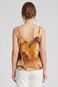 Top donna MARKUP raso viscosa stampato