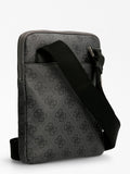 Borsa Guess uomo Milano tracolla piatta 4G similpelle