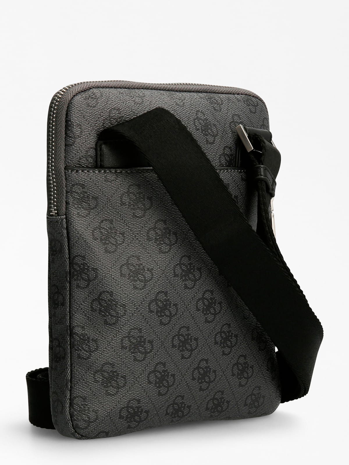Borsa Guess uomo Milano tracolla piatta 4G similpelle