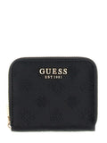 Portafoglio Guess Ella logo donna piccolo zip-around