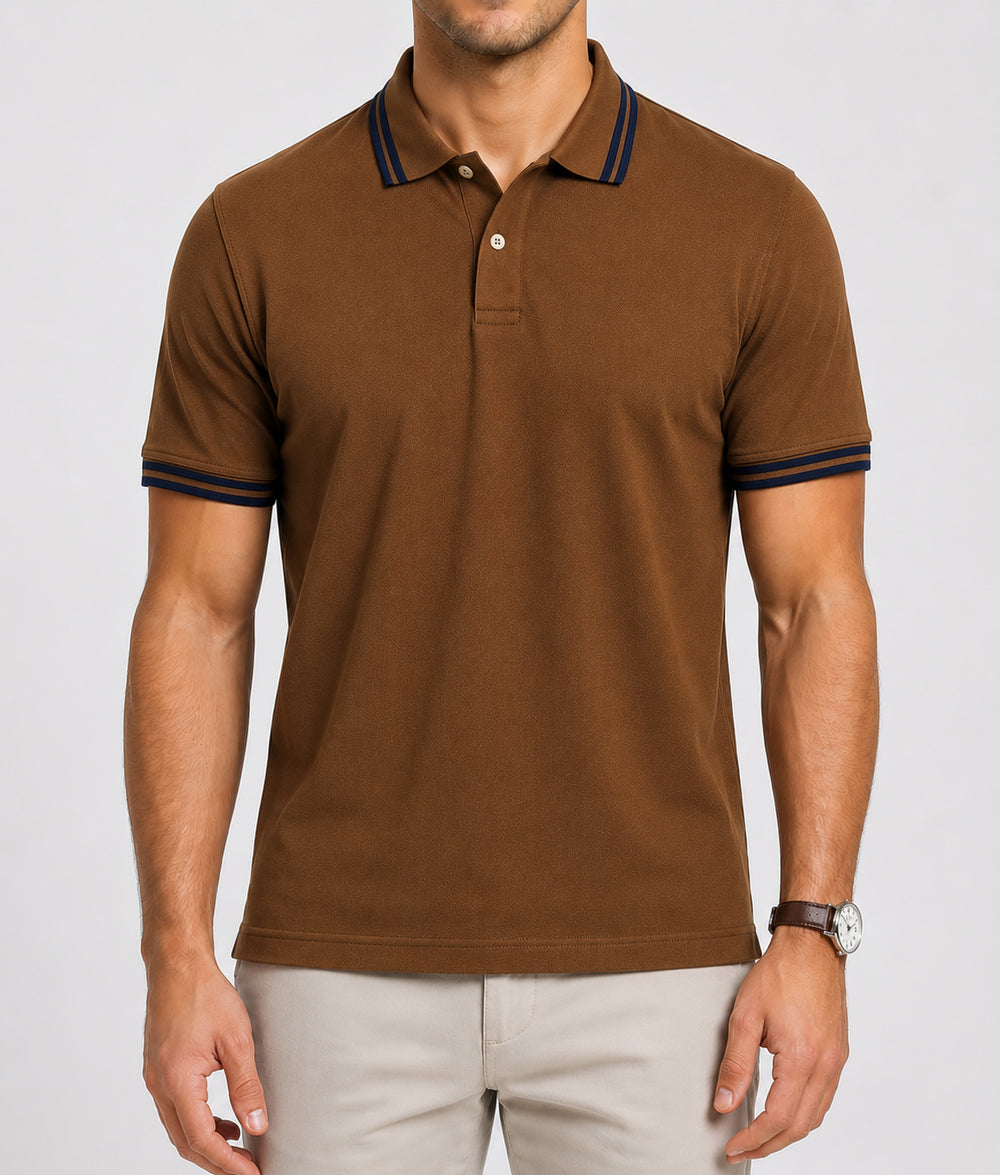 Polo mezza manica MARKUP uomo piquet con patch