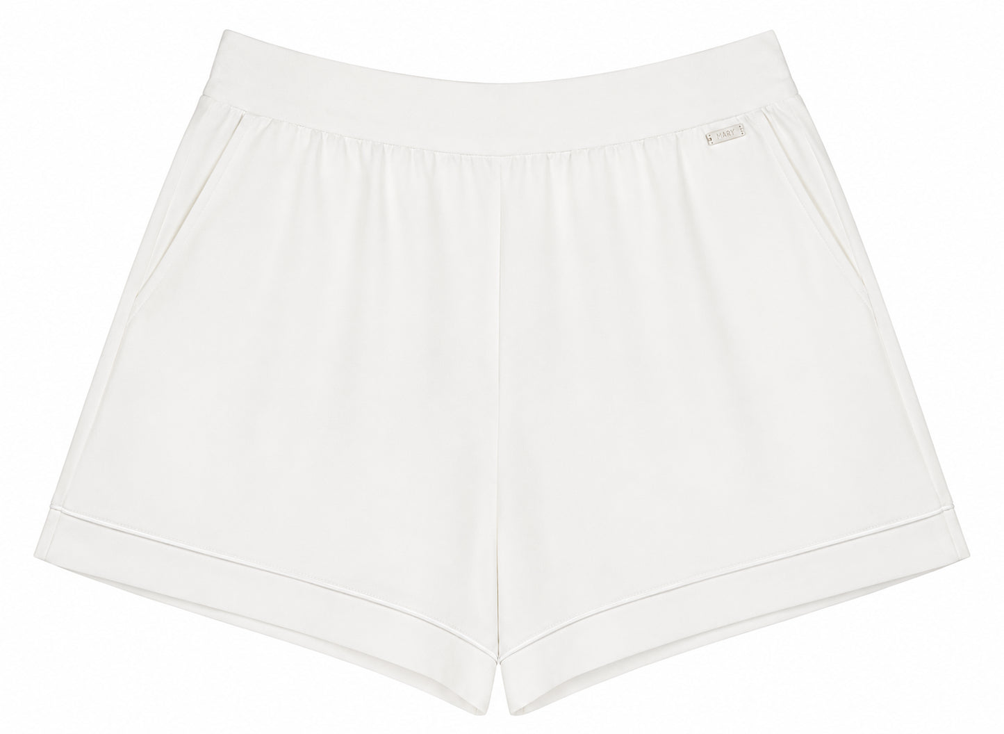 Shorts donna MARKUP interlock cotone profili oro