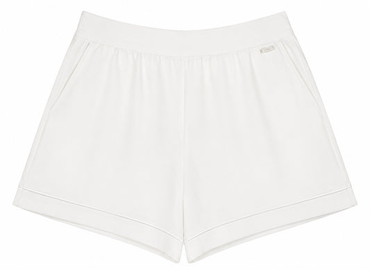 Shorts donna MARKUP interlock cotone profili oro